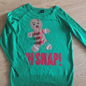 Dark green Christmas sweater